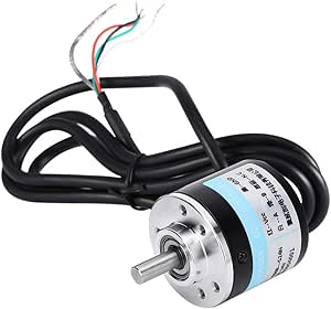 Encoder 600 P/R Photoelectric AB 2 Phase Incremental Optical Rotary Encoder 5 V-24 V AB 2-Phases Shaft 6 mm 5000 R/min