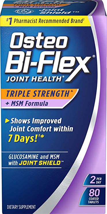 Osteo Bi-Flex Triple Strength w/ MSM, 80 Coated Tablets