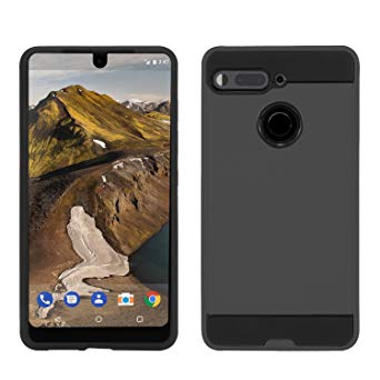 Essential Phone PH-1 Case ,Shockproof Absorption Anti Scratch Rugged High Impact Hybrid Slim Protector Case For Essential Phone PH-1 -BLACK