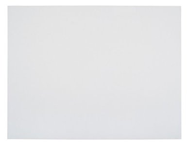 School Smart 1485742 Railroad Board, 6-ply Thickness, 22" x 28", White (Pack of 25)