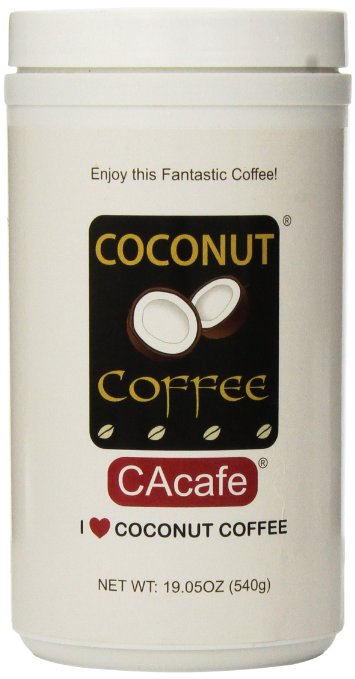 Cacafes Coconut Coffee in Jar 28528 Cane Sugar Added30ml10 floz