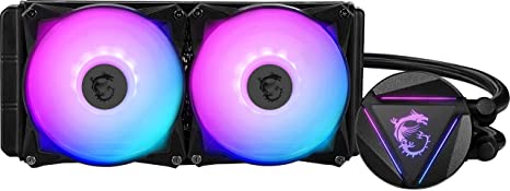 MSI MAG Core Liquid 240R RGB All-in-One Cooler, Black