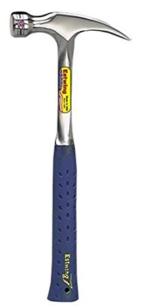 Estwing E3-16S 16 oz Straight Claw Hammer with Smooth Face & Shock Reduction Grip
