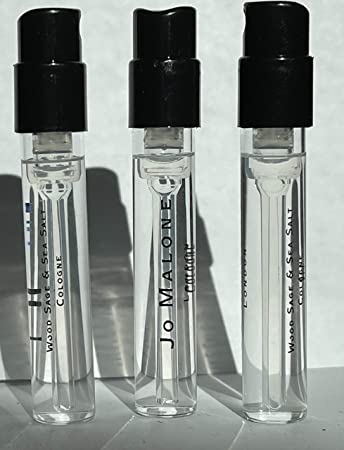 Jo Malone London Wood Sage & Sea Salt Cologne ~ Sample Set of 3 ~ 0.05 fl each/ total 0.15 fl oz