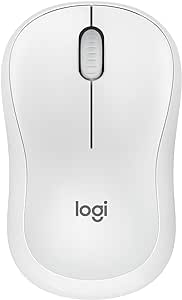 Logitech M240 Souris Bluetooth, Sans fil, Compacte, Portable, Suivi fluide, Batterie 18 mois, Windows, macOS, ChromeOS, Convient à PC, Mac, Ordinateur portable, Tablettes - Blanc