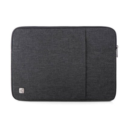 Caison 13.3" Waterproof Laptop Sleeve Case Notebook Bag Apple 13" MacBook Pro With Retina Display Air 13.5 inch Microsoft Surface Book (Dark Grey)