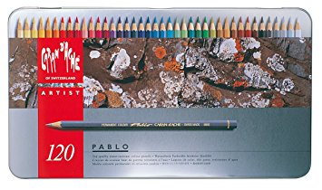 CREATIVE ART MATERIALS Pablo Colored Pencil Set Of 120 Metal Box (666.420)