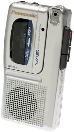 Panasonic (RN-305) RN305 Micro Cassette Recorder with Voice Activation System