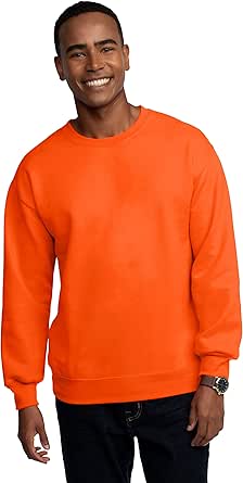 Fruit of the Loom Men's Eversoft Fleece Sweatshirts, Moisture Wicking & Breathable, Crewneck Sweatshirt