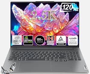 Lenovo IdeaPad Pro 5i 16″ 2.5K 120Hz Laptop - i5-13500H - RTX 3050 - TÜV & Eyesafe - 100% sRGB - MIL-STD-810H - Win11 Home W/HDMI (16GB RAM | 1TB SSD)