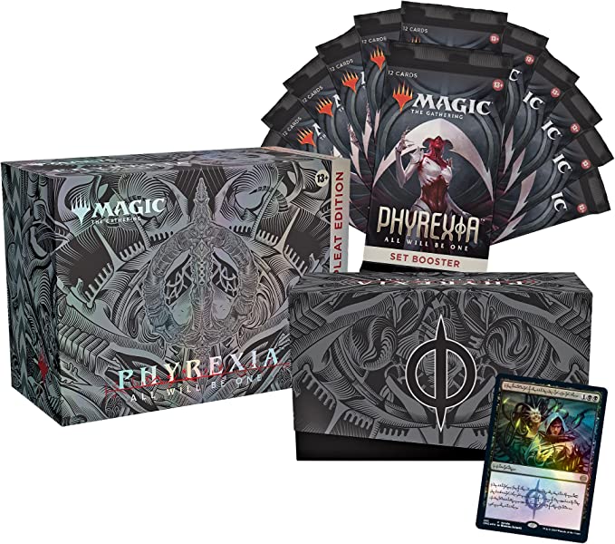 Magic: The Gathering Phyrexia: All Will Be One Bundle: Compleat Edition | 1 Compleat Edition Booster, 12 Set Boosters, and Exclusive Accessories