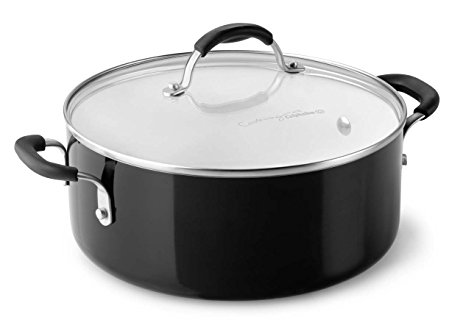 Calphalon Ceramic Nonstick Cookware Chili Pot, 5 quart, Black