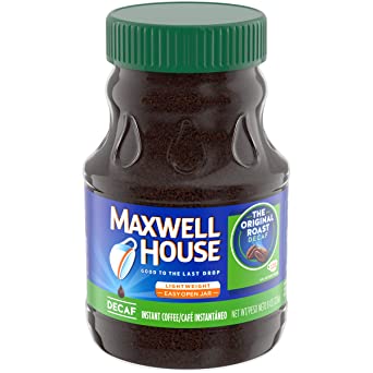 Maxwell House Original Roast Instant Decaf Coffee (8 oz Canister)