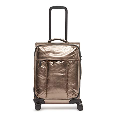 CALPAK Luka Carry-On Luggage Metallic Bronze Softside Spinner Suitcase