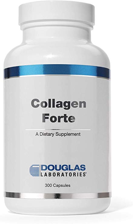 Douglas Laboratories - Collagen Forte Capsules - Vitamin C, L-Lysine, and L-Proline to Support Healthy Collagen Synthesis* - 300 Capsules