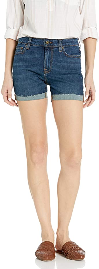 Amazon Brand - Goodthreads Women's  Denim Turn-Cuff Short