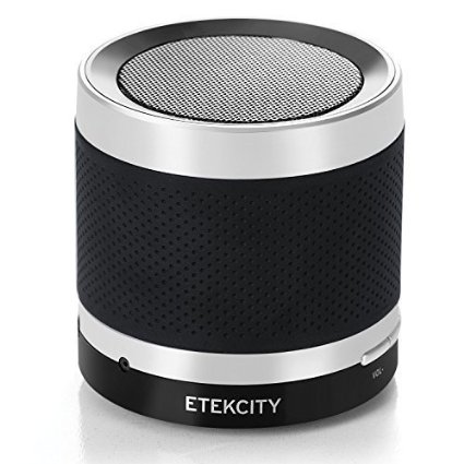 Etekcity RoverBeats T3 Portable Wireless Bluetooth Speaker CSR 40 Built-in Mic Enhanced Bass Certified Refurbished