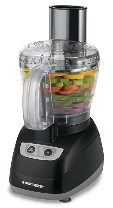 Black & Decker FP1800B 8 Cup Food Processor, Black