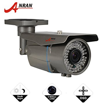 ANRAN CCTV Weatherproof 700TVL EFFIO-E SONY Exview CCD Zoom 2.8-12mm 78 IR Security Camera