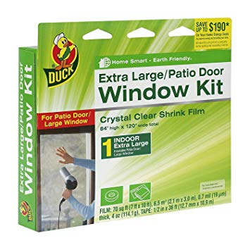 Duck Brand Indoor Window Shrink Film Insulator Kit, (2 Pack Extra Large Window)