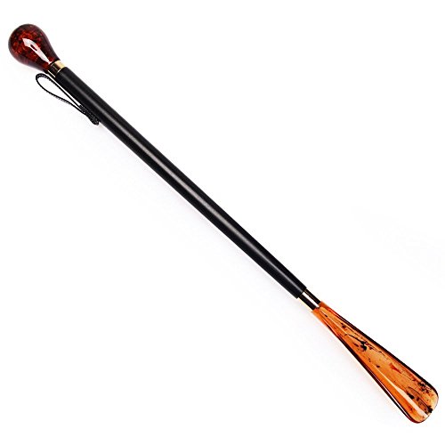 FootFitter Horn-style Long-Handled Shoe Horn, Knob, 23"