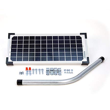 10 Watt Solar Panel Kit (FM123) for Mighty Mule Automatic Gate Openers