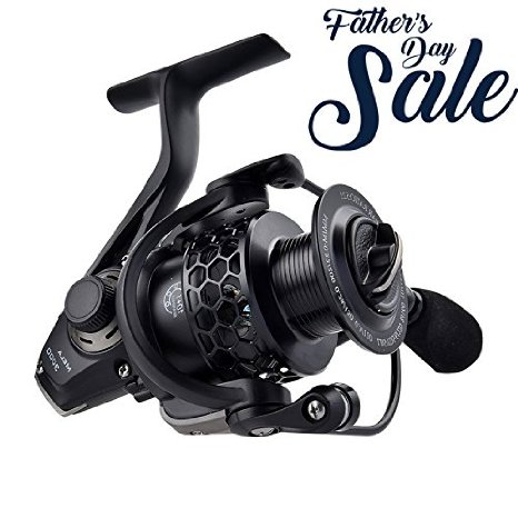 [Father's Day Sale]KastKing® Mela Spinning Reel - Light, Smooth, Powerful - Carbon Fiber Drag System with a FREE Spare Spool - 2016 Newly Released Spinning Fishing Reel Gives You Years of Fishing Fun