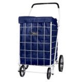 1 X Cart Liner with Hood for Laundry and Shopping - Dark Blue
