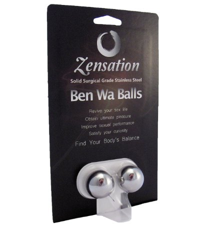 Zensation Ben Wa Balls/Surgical Stainless Steel (1" Inch)