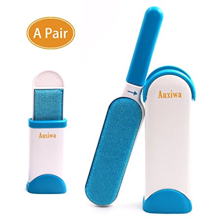 Pet Fur & Lint Remover with Self-Cleaning Brush for Dot Cat Pets Removes Hair from Clothes & Furniture Travel Size