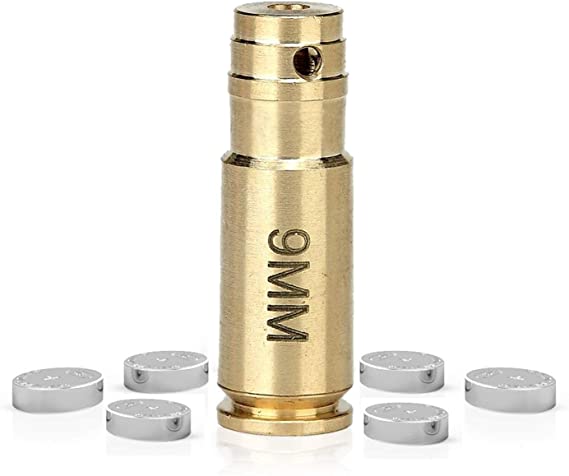 Wolfroad Laser Bore Sight 9mm Bore Sighter Kit