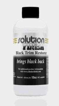 Solution Finish Black Plastic & Vinyl Restorer 12 oz.