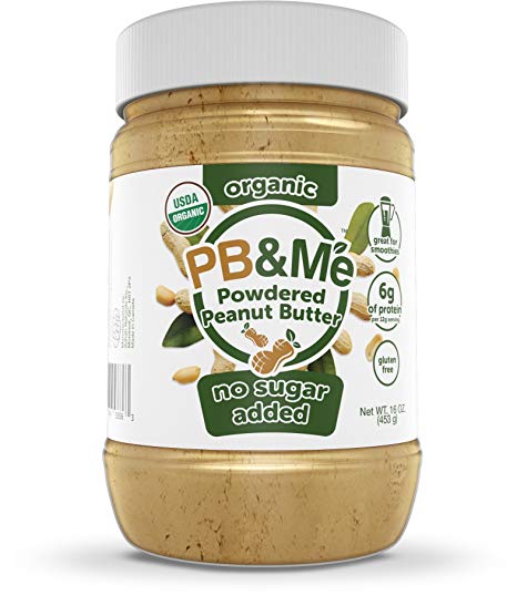 PB&Me Organic Powdered Peanut Butter (No Sugar Added), 453g