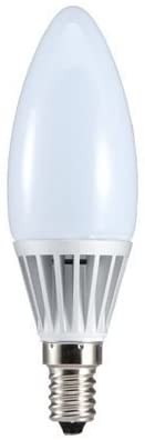 LED Candelabra Dimmable 5 Watt (50 watt Equivalent) E12 Chandelier Bulb (Warm White - 2700K)