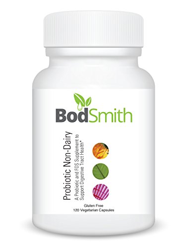 Probiotic Non-Dairy contains 8 species of microorganisms to provide a full spectrum of probiotic strains for proper digestive tract health and function.* Fructooligosaccharides (FOS) are considered a soluble fiber and a prebiotic that support the growth of beneficial microorganisms in the intestinal tract while inhibiting the growth of harmful bacteria.* The probiotics in Probiotic Non-Dairy also support healthy colon cell growth, immune function, and optimize intestinal motility.* Probiotic Non-Dairy is guaranteed to contain 5 billion microorganisms in each vegetarian capsule.