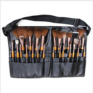 QINF 25Pcs Professional Makeup Brush Set Portable Pockets