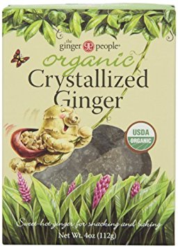 Ginger People Organic Crystallized Ginger Box 4 oz (Pack of 2)