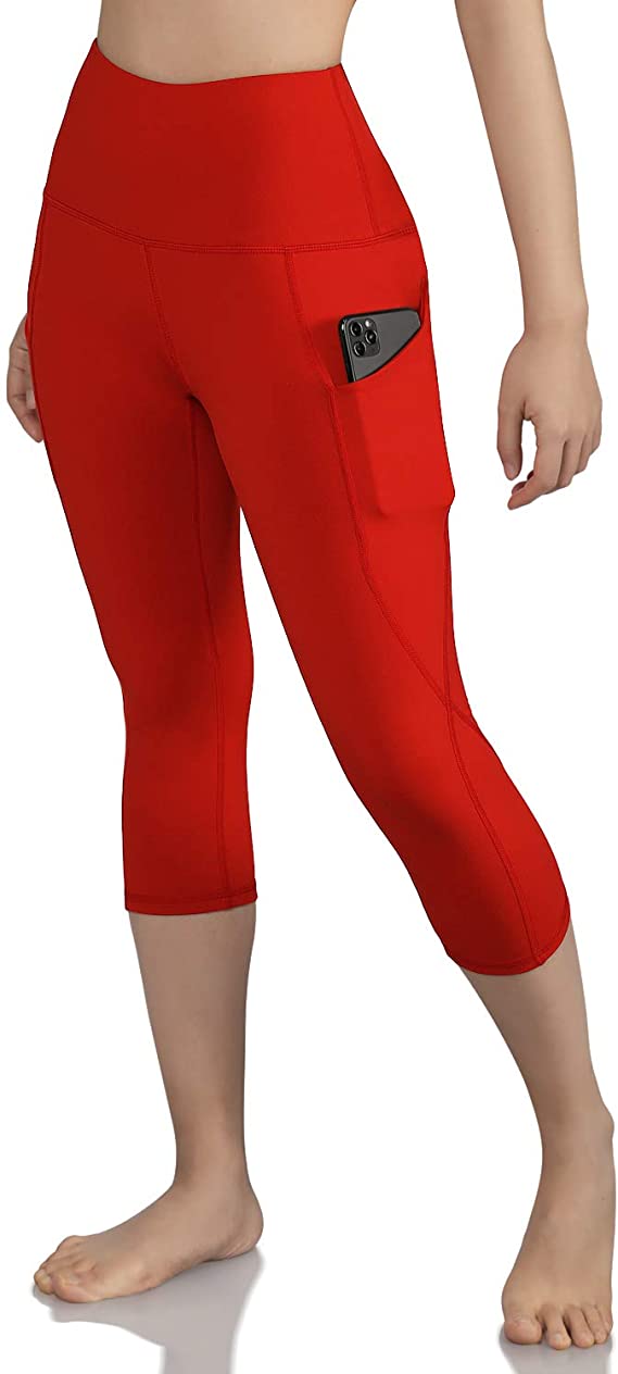 ODODOS Out Pocket High Waist Yoga Pants,Tummy Control,Pocket Workout Yoga Pant