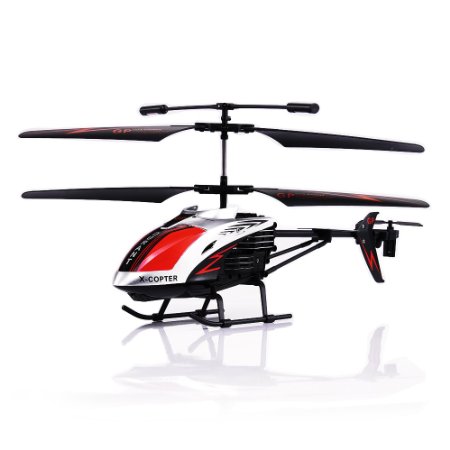GPTOYS G610 11" Durant Built-in Gyro Infrared Remote Control Helicopter 3.5 Channels with Gyro and LED Light for Indoor Outdoor Ready to Fly