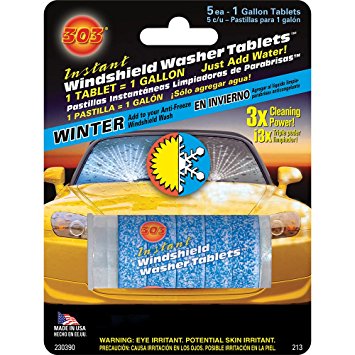 303 (230390) Instant Windshield Washer, 5 Tablet