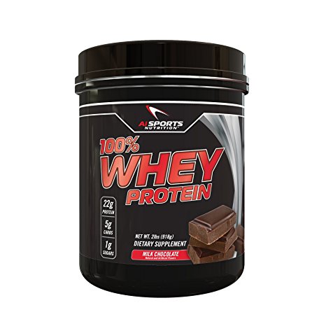Whey Protein Powder Ai Sports Milk Chocolate 100% Whey Protein 2 Lbs (27 Servings)