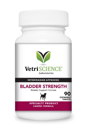 VetriScience Laboratories Bladder Strength Tablet for Dogs - 90 Chewable Tablets