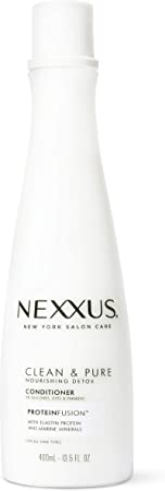Nexxus Clean and Pure Conditioner Nourished Hair Care, With ProteinFusion, Silicone, Dye, and Paraben Free 13.5 oz