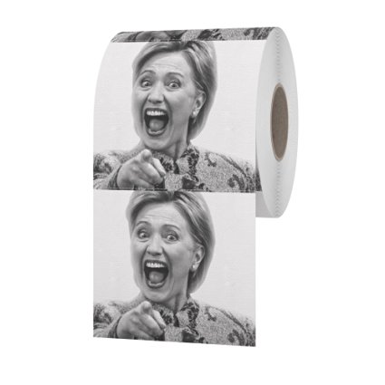 Funny Toilet Brand Hillary Clinton Toilet Paper