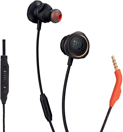 JBL Quantum 50 - In-ear wired gaming headset with QuantumSOUND technology, in black