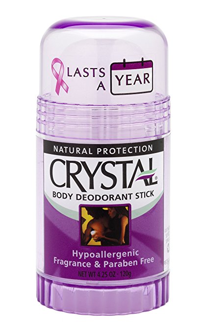 CRYSTAL BODY DEODORANT Stick - Unscented (4.25 fl oz) - 4 Pack