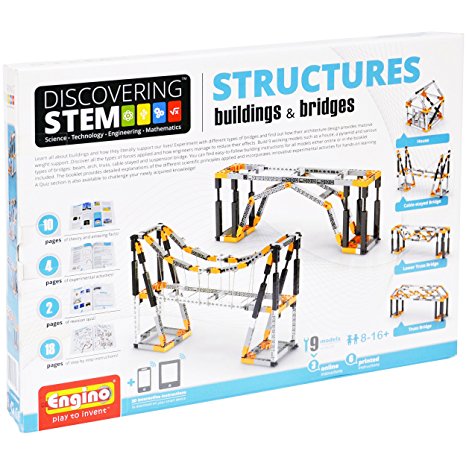 Engino Discovering STEM Structures Constructions & Bridges Construction Kit