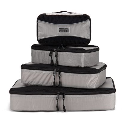 PRO Packing Cubes - 4 Set - Travel Packing Organizers & Compression Pouches for Luggage
