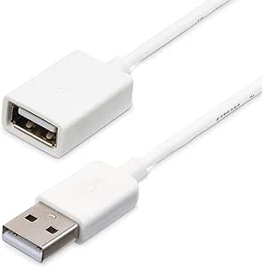 StarTech.com 1m USB 2.0 Verlängerungskabel A auf A - Stecker/Buchse - Weiß - USB A (St) auf USB A (Bu) Verlängerung