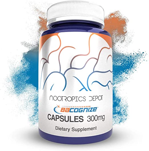 BaCognize Bacopa Monnieri Capsules | 300mg | 120 Count | Ayurvedic Herb | Natural Nootropic | Supports Stress Management | Improves Memory, Cognition   Mood